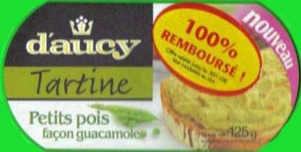 d'Aucy tartine premier achat rembourse