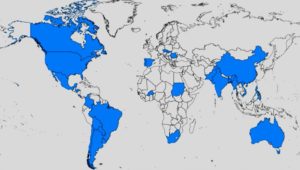 Planisphère OGM - carte mondiale des OGM