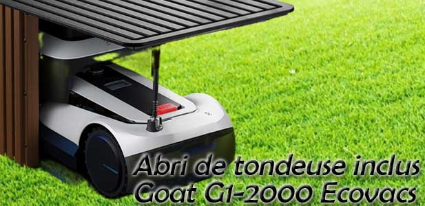 Abri de la tondeuse Ecovacs modèle Goat référence G1-2000